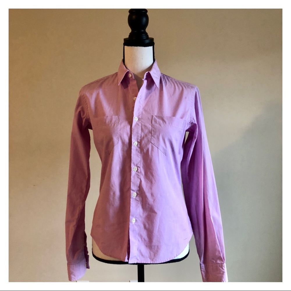 RALPH LAUREN | Purple Button Down Shirt | Size 4